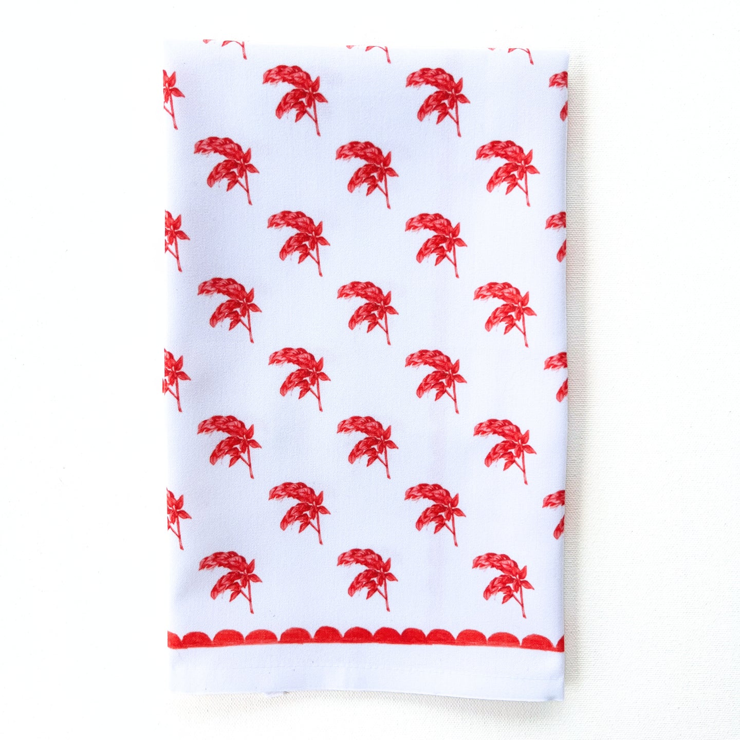 Shrimp Plant Hostess Towel